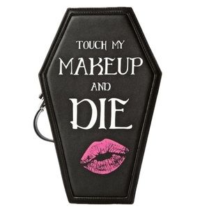Current Mood Coffin Cosmetic Case.NWT